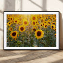 Sunflower Sunshine Wall Art Canvas Print by MyGreatCanvas | Canvas Wall Art Prints | Photo Prints & Wall Decor