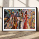 Abstract Afro American Jazz Canvas Wall Art | Music-Inspired by MyGreatCanvas | Canvas Wall Art Prints | Photo Prints & Wall Decor