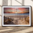 Sunset on the Sea Wall Art Canvas Print by MyGreatCanvas | Canvas Wall Art Prints | Photo Prints & Wall Decor