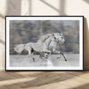 The White Horses Wall Art, Framed White Horses Wall Art