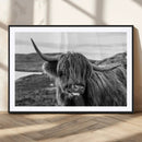 Longhorn Steer Canvas Print Wall Art, Highland Cow Canvas by MyGreatCanvas | Canvas Wall Art Prints | Photo Prints & Wall Decor