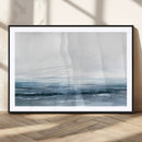 Blue Ocean Abstract Artwork Wall Art Canvas Print