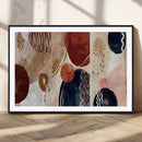 Boho Wall Art Canvas Print Set Mid-Century Prints Bohemian