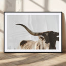Texas Longhorn Wall Art Canvas Print | 3-Panel Large