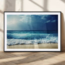 Majestic Ocean Wave Wall Art Canvas | 3 Panel Large Seascape