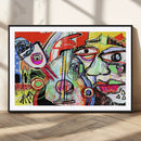 Picasso Style Art Abstract Canvas Wall Art Print , Colorful by MyGreatCanvas | Canvas Wall Art Prints | Photo Prints & Wall Decor