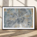 Radiant Abstract Wood Rings Canvas Art – Modern Triptych