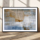 Blue Multi Panel Abstract Wall Art Canvas, Abstract Blue and