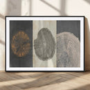 Boho Tree Ring Wall Art, Modern Minimalist Wood Grain by MyGreatCanvas | Canvas Wall Art Prints | Photo Prints & Wall Decor