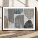 Canvas Print Wall Art Abstract Art Boho, Framed Boho Decor