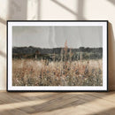 Abstract Wildflower Art Field Landscape Oil Painting Print,