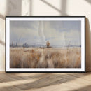 Golden Fields Wall Art Print Canvas – Serene Landscape of by MyGreatCanvas | Canvas Wall Art Prints | Photo Prints & Wall Decor