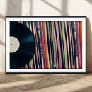 Vinyl Record and Album Collection Canvas Wall Art - Retro