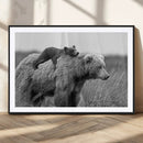 Bear and Cub Wall Art Canvas | 399 Bear Cub