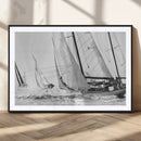 Yacht Sailboat Regatta Canvas Wall Art Canvas Print