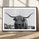 Longhorn Canvas Print, Bighorn Cow Wall Art Canvas Print by MyGreatCanvas | Canvas Wall Art Prints | Photo Prints & Wall Decor