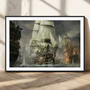 Pirate Ship War Wall Art Canvas Print by MyGreatCanvas | Canvas Wall Art Prints | Photo Prints & Wall Decor