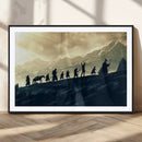 Fellowship Journey Wall Art – Fantasy Adventure Canvas Print by MyGreatCanvas | Canvas Wall Art Prints | Photo Prints & Wall Decor
