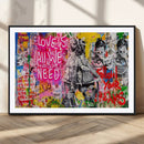 Follow Your Dreams & Love is All We Need Graffiti Street Art