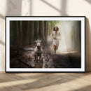 Jesus Canvas Wall Art - Jesus Running After Lost Lamb, by MyGreatCanvas | Canvas Wall Art Prints | Photo Prints & Wall Decor