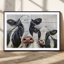 Vintage Baby and Mom Cattle Wall Art Canvas Print by MyGreatCanvas | Canvas Wall Art Prints | Photo Prints & Wall Decor