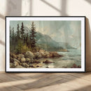 Abstract Acadia National Park Wall Art Canvas Print -