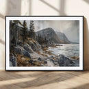 Serene Coastal View of Acadia National Park - Stunning
