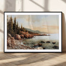 Serene Coastal View of Acadia National Park Wall Art -