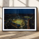 Michigan Stadium Night Game Wall Art – Sports Arena Aerial by MyGreatCanvas | Canvas Wall Art Prints | Photo Prints & Wall Decor