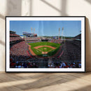 Cincinnati Reds Baseball Canvas Print - American Ball