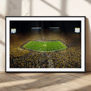 Stadium in Michigan Wall Art Canvas Print, Framed American