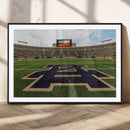 Notre Dame Stadium Giclee Canvas Print | Triptych Wall Art