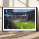 Tottenham Hotspur Stadium Canvas Print, Match Day Triple