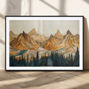Rustic Wood Mountain Wall Art Print | Triptych Giclee Print by MyGreatCanvas | Canvas Wall Art Prints | Photo Prints & Wall Decor