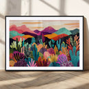 Abstract Kusama Print - Landscape Canvas Wall Art Print -