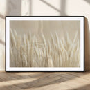 Grass Wall Art Print - Elegant Neutral Decor for Living