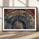 Abstract Tree Ring Wall Art, Colorful Framed Tree Ring Wall by MyGreatCanvas | Canvas Wall Art Prints | Photo Prints & Wall Decor