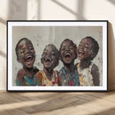 Shai Yossef Print - Joyful Childhood Canvas Wall Art -