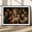 Religious Canvas Wall Art Print - Madonna and Child with by MyGreatCanvas | Canvas Wall Art Prints | Photo Prints & Wall Decor