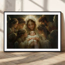 Mary Jesus Canvas Wall Art Print - Madonna and Child with