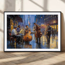 Colorful Jazz Wall Art - African American Music Canvas Print