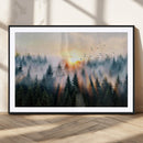 Abstract Forest Wall Art - Serene Nature Canvas Print with by MyGreatCanvas | Canvas Wall Art Prints | Photo Prints & Wall Decor