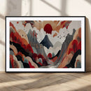 Abstract Mountain Wall Art Canvas Print – Vibrant Stylized by MyGreatCanvas | Canvas Wall Art Prints | Photo Prints & Wall Decor