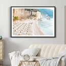 Beach Wall Art Canvas Print – Framed Coastal Seascape Summer