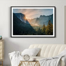 Yosemite Valley Wall Art Canvas Print – Framed Mountain