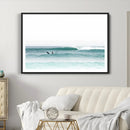Surfing Wall Art Canvas Print – Framed Ocean Waves