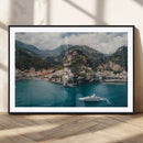 Amalfi Coast Wall Art – Framed Italian Seaside Canvas by MyGreatCanvas | Canvas Wall Art Prints | Photo Prints & Wall Decor