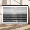 Monochrome Ocean Wall Art Canvas Print – Framed Moody Ocean by MyGreatCanvas | Canvas Wall Art Prints | Photo Prints & Wall Decor