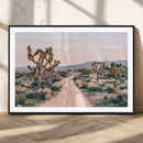 Joshua Tree Wall Art Canvas Print – Framed Desert Road Scene by MyGreatCanvas | Canvas Wall Art Prints | Photo Prints & Wall Decor