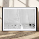 Monochrome Swimming Wall Art Canvas Print – Framed Ocean by MyGreatCanvas | Canvas Wall Art Prints | Photo Prints & Wall Decor